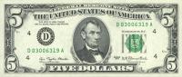 Gallery image for United States p463a: 5 Dollars